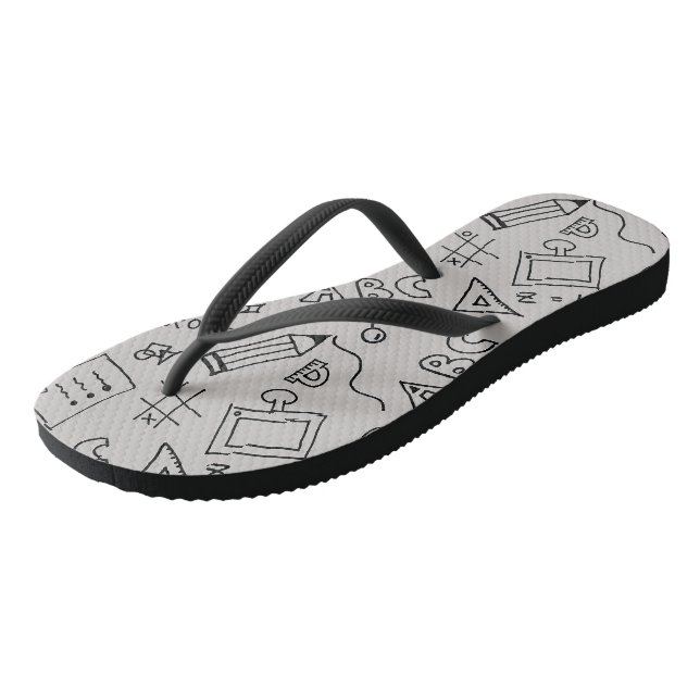 Tongs pour adultes, sangles fines (Incliné)