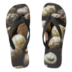 Tongs Pralines délicieuses de chocolat