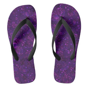 Tongs Purple confeti