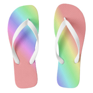 Tongs Rayures arc-en-ciel