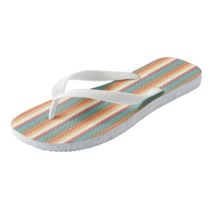 Tongs Rayures du Sud-Ouest Couleur Assourdie