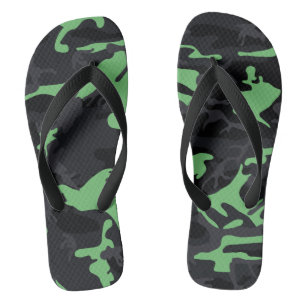 Tongs Reflets de menthe Camo