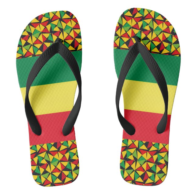 Tongs Reggae Rasta Vibrations  (Semelle)