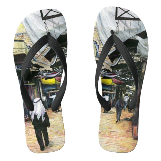 Tongs Retour à pied à travers l'Antiquité, Jérusalem (Semelle)