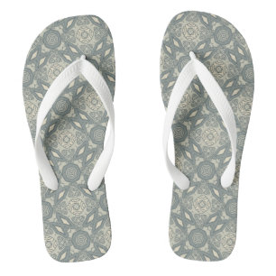 Tongs Rétro arrière - plan coloré 5 de motif