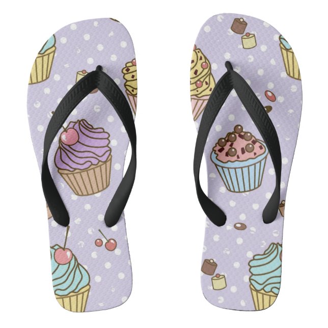 Tongs Rétro motif de bonbons (Semelle)