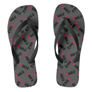 Tongs Rétro, rouge à lèvres