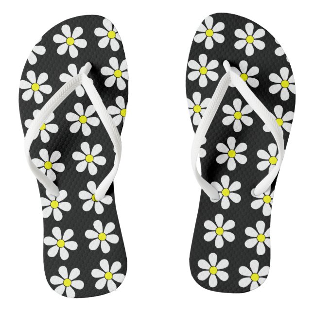 Tongs Retro Summer Daisy Flip Flops Sandales (Semelle)