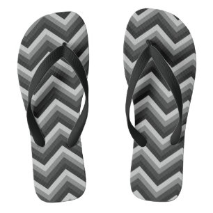 Tongs Rétro zigzag Chevron de motif