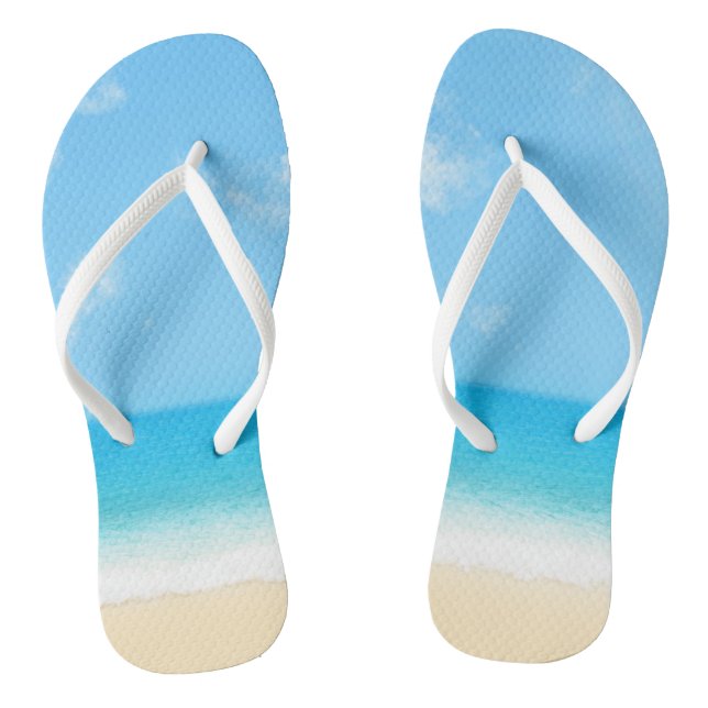 Tongs Rêver de vacances d'été tropicales (Semelle)