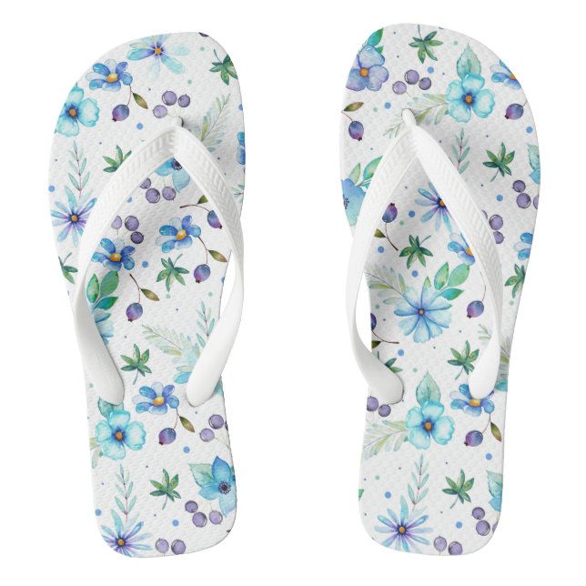 Tongs Rose bleue (Semelle)