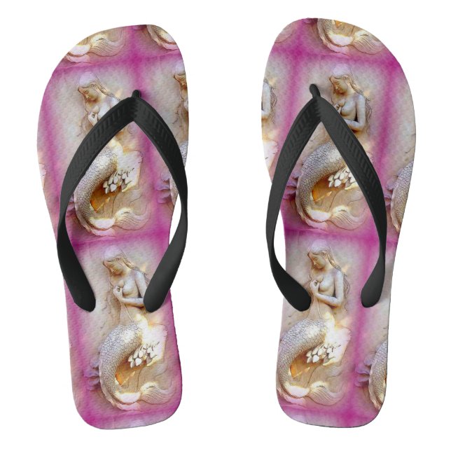 Tongs rose mermaid (Semelle)