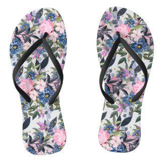 Tongs Roses forestiers
