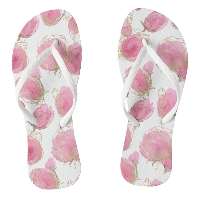 Tongs Roses roses (Semelle)