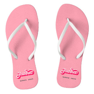 Tongs Runher Runher Runher Pink Bold Retro Font Motivati