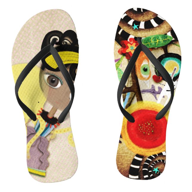 Tongs Rupydetequila Chaussure Illustrations Originales (Semelle)