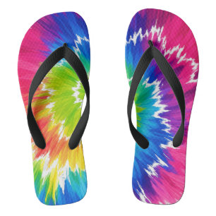 Tongs Sandale Tie-Dye Funky