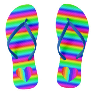 Tongs Sandales arc-en-ciel Unisex