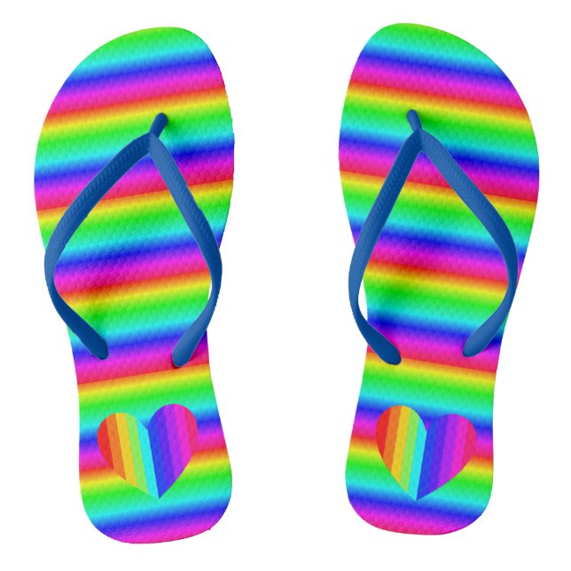 Tongs Sandales arc-en-ciel Unisex (Semelle)