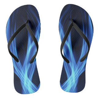 Tongs Sandales Dark Flip Flops Tourbillon Flamme Bleue