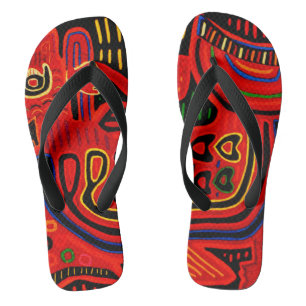 Tongs Sandales de l'île de San Blas de la tribu Kuna