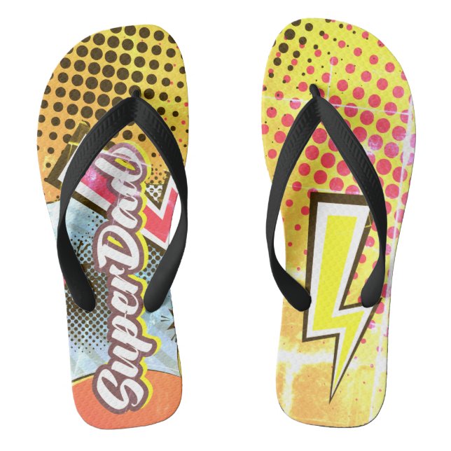 Tongs Sandales de plage de cadeau de fête des pères de (Semelle)