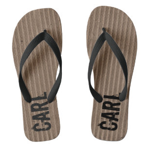 Tongs Sandales personnalisées en carton ondulé