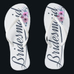 Tongs Sandales plates à calligraphie de demoiselle d'hon<br><div class="desc">Pour une personnalisation plus poussée, veuillez cliquer sur le bouton "Personnaliser" et utiliser notre outil de conception pour modifier ce modèle. Si les options sont disponibles, vous pouvez modifier le texte et l'image en cliquant simplement sur "Modifier/Supprimer le texte ou l'image ici" et ajouter vos propres éléments. Si vous souhaitez...</div>