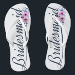 Tongs Sandales plates à calligraphie de demoiselle d'hon<br><div class="desc">Pour une personnalisation plus poussée, veuillez cliquer sur le bouton "Personnaliser" et utiliser notre outil de conception pour modifier ce modèle. Si les options sont disponibles, vous pouvez modifier le texte et l'image en cliquant simplement sur "Modifier/Supprimer le texte ou l'image ici" et ajouter vos propres éléments. Si vous souhaitez...</div>
