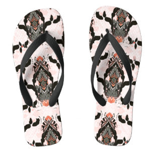 Tongs Sandales plates pour adultes avec larges brides él