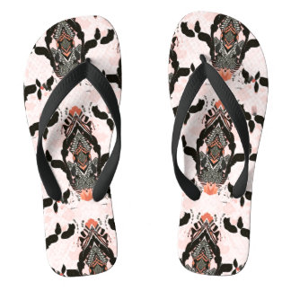 Tongs Sandales plates pour adultes avec larges brides él