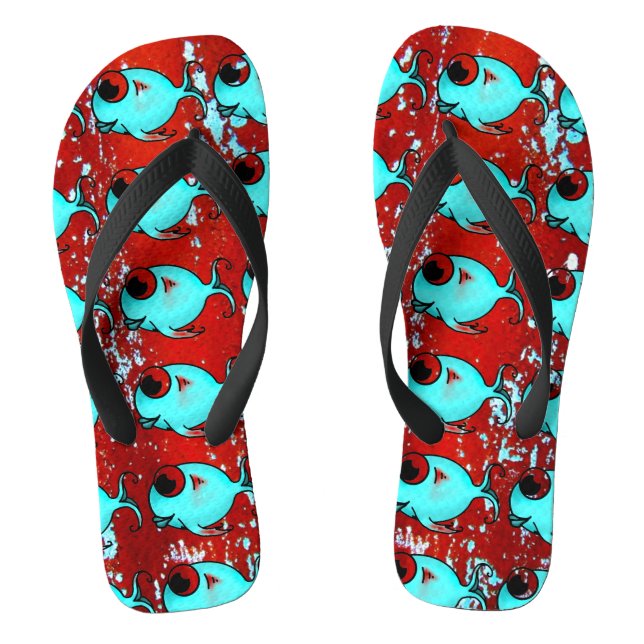 Tongs Sandales pour hommes Blue Fish (Semelle)