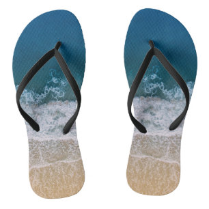 Tongs Sandy Beach Vue aérienne Turquoise Blue Sea Florid