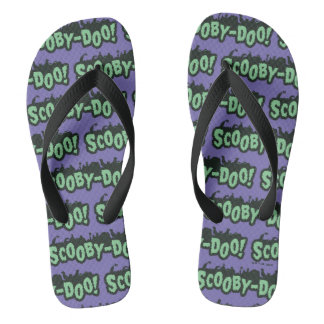 Tongs Scooby-Doo ! Logo Monster Silhouette