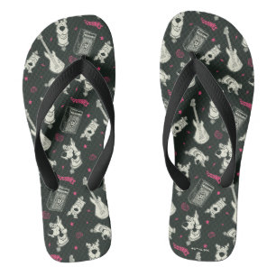 Tongs Scooby Doo Punk Guitare et Motif Amp