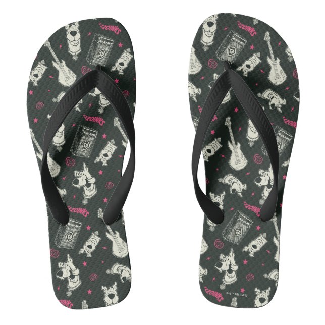 Tongs Scooby Doo Punk Guitare et Motif Amp (Semelle)