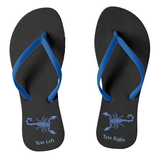 Tongs Scorpion bleu (Semelle)