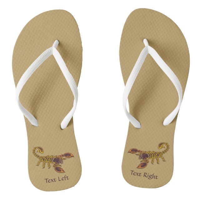 Tongs Scorpion de noeud celtique (Semelle)