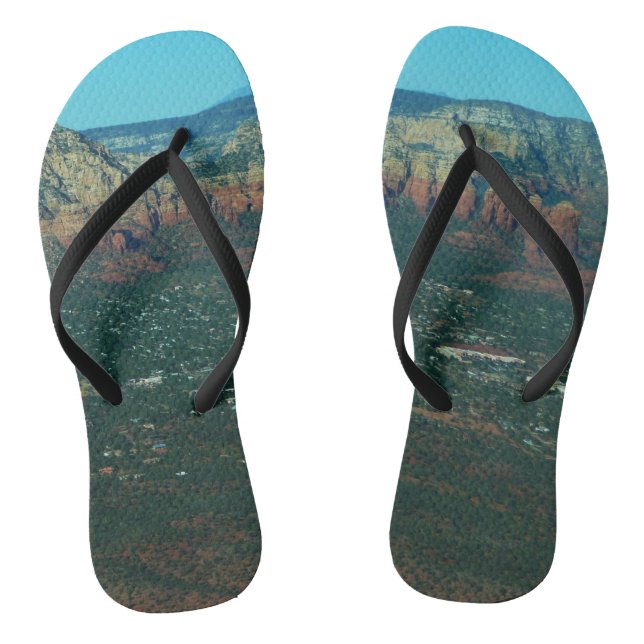 Tongs Sedona et Coffee Pot Rock vus d'en haut (Semelle)