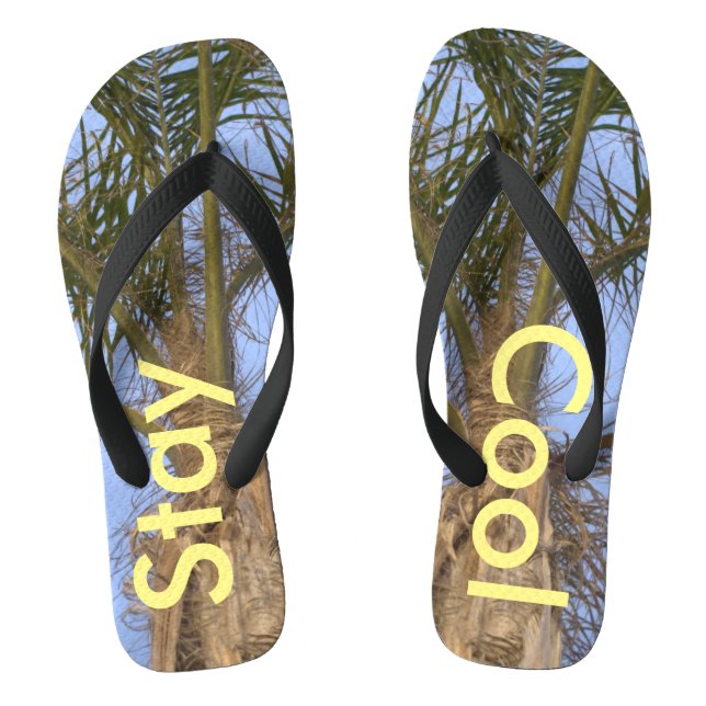 Tongs Séjour Cool Palm Trees Ciel Bleu Flops (Semelle)