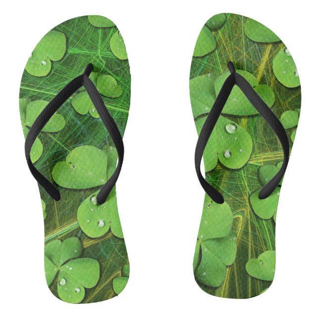 Tongs Shamrock vert St Patrick iPhone 5 Coque-Mate (Semelle)