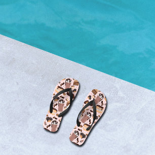 Tongs Soins sucrés Beurre d'arachide Mocha au chocolat