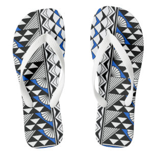 Tongs Soleil sud-ouest et pluie en bleu