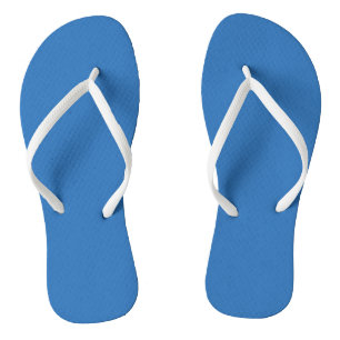 Tongs Sonic Blue Solid Color Print, Jewel Tone Colonnes