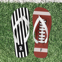 Sports Américain Football Référentiel Flip Flops