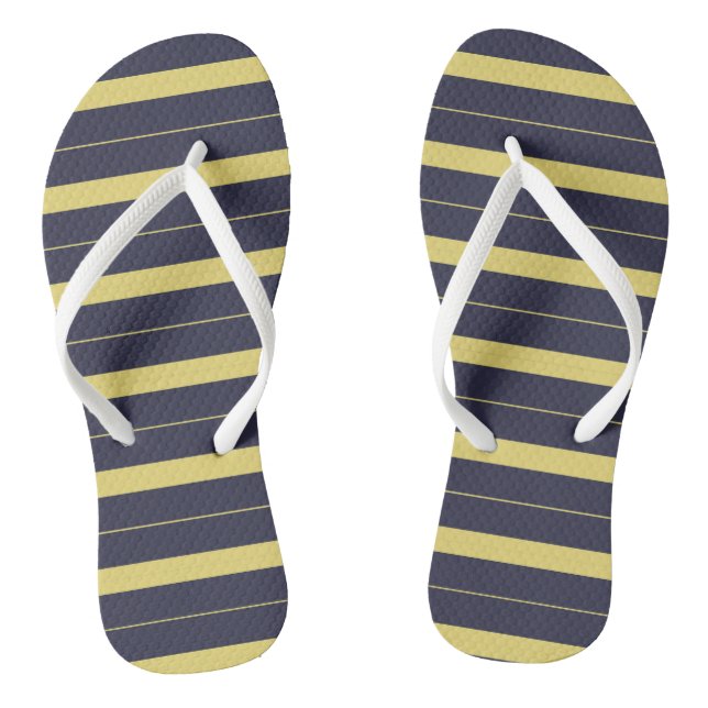 Tongs Stripes Blue and Yellow (Semelle)