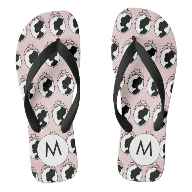 Tongs Style Camo Victorien Flip Rose (Semelle)