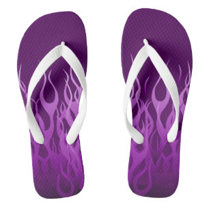 Tongs Style de rayures de flammes de course classique