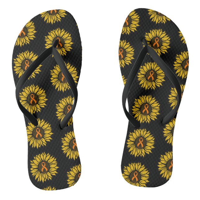 Tongs Sunflower/Awareness...RSD/CRPS (Semelle)