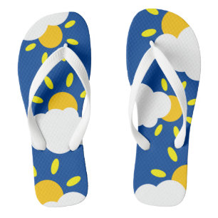 Tongs Sunshine Météo ensoleillée Flip Flops Plage Chauss